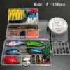 Betar lockar fiske locke set 164 st blandade sked vib lure kit mjuk lock grodminne popper krokar alla fiske tillbehör färskt vatten b225 230331