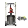 12L Commerciële Hand Vruchtensap Koude Pers Sapmachine 304 Rvs Jack Handmatige Druivenpulp Juicer