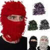 BeanieSkull Caps Balaclava Hat Horrid Skull Crochet Hat Caps for Women Men Cosplay Picture Props Scary Ghost Caps Cosplay Halloween Party R7RF 230403