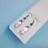 Kolczyki Dangle 1Pair Trendy urocza mała butelka do picia Drop dla kobiet dziewczyna Korea kolorowe kolory miłośnicy świątecznych prezent Ep110