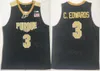 Basketbol 3 Carsen Edwards Koleji Forması Purdue Kazan üreticileri nakış takımı beyaz siyah renkli gömlek spor hayranları nefes alabilen saf pamuk üniversite ncaa