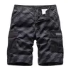 Men's Shorts Summer Men's Multi Pocket Military Cargo Shorts Men's Cotton Khaki Men's Striped Tactical Shorts Strapless 230403