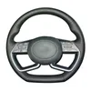 Housses de volant Housse de voiture personnalisée Accessoires en cuir de vachette antidérapants pour Elantra 5 Solaris Sport GT