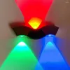 Lampada da parete Moderna LED Luce per interni 3W 3x3w Creativo Corridoio Sfondo Comodino KTV El Effetto 3000K 6000K Rosso/Verde/Blu