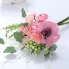 Decorative Flowers 1 Piece Of Artificial Bouquet Mix And Green Plant Decoration Gypsophila Home Floor Fake Flower Tiny Decor