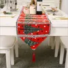 New Decorations Flag Creative Christmas Tablecloth Long Strip Coffee Table Decoration Home Holiday Clothes cosplay