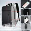 School Bags Men's Stylish Backpack USB Charging School Backpack 15.6 Inch Laptop Backpack Male Book Bag Bagpacks Waterproof Men Back Pack 230403