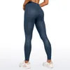 Active Pants Crz Yoga Butterluxe matowe sztuczne skórzane legginsy dla kobiet 28 '' - Brak przednich szw