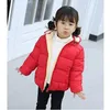 Jackets Baby Winter Coat Kids Casual Solid 3D Bear Ear Hooded Down Jacket Overalls Snow Warm Clothes For Children Boys Girls Body