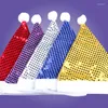 Décorations de noël Smiry 1 pc cinq couleurs paillettes chapeau adultes père noël renne bonhomme de neige mignon fête casquette Club cadeau