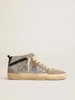 Nouvelle version Mid Slide Star High Top Baskets Femme Chaussures de sport Luxe Italie Marque Formateurs Golden Sequin Classic White Do-old Dirty Men chaussure