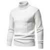 Maglioni da uomo Maglione invernale con cappuccio da uomo dolcevita caldo pullover slim fit da uomo maglieria classica