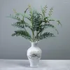 Fleurs décoratives 51CM plante verte artificielle feuilles de Sophora arrangement floral de fête de mariage décoration guirlande de noël de vigne de saule