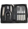 kit per toelettatura pedicure manicure 8 pezzi di alta qualità set per cura professionale delle unghie delle dita dei piedi cuticola pusher trimmer moda leathe2486192