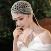 Czapki czapki/czaszki Egzotyczna Kleopatra Belly Dance Head Head Hat Elegance Bridal Pearl Tassel Hat for Women Party Wedding Pokaz 231102