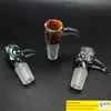 Nieuwe trechterpruik Wag glazen kom ontwerp wbullhorn handgreep met 14 mm 18 mm mannelijke glazen kom stuk roken accessoires bong downstem diffuser kommen