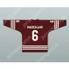 Custom DANNY MAHEALANI 6 BEACON HILLS CYCLONES HOCKEY JERSEY TEEN WOLF TV SERIESTop Stitched S-M-L-XL-XXL-3XL-4XL-5XL-6XL