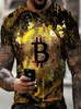 T-shirts pour hommes T-shirt Crypto Trading Traders Gold Coin Cotton Shirts2148353