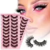 False Eyelashes Natural 3D Makeup Fake Eye Lashes Curly And Fluffy Thick Make Up Beauty Supplies