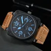 Designer polshorloges Heren dameshorloges Mode Vierkant mechanisch uurwerk Horloge Automatisch BR-merk zakelijk polshorloge Modern sportpolshorloge Montres-armband