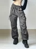 Pantaloni da donna s Y2K Donna Streetwear Techwear Cargo Coreano Harajuku Casual Paracadute per uomo Pantaloni sportivi Pantaloni larghi da jogging Pantaloni Abbigliamento 230403
