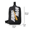 JUMP MAN Large Capacity Sport Chest Bag for Men Women, Portable Travel Outdoor Crossbody Bag Ruan3698