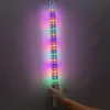 60cm muti-color Gold or Silver Aluminum Alloy Flashing Glow Wine Stick LED wine Sparklers Bottle Strobe Baton