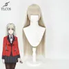 Catsuit Costumes Anime Kakegurui Momobami Ririka 코스프레 가발 할로윈 파티 의상 액세서리