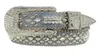 Toppdesignbältet Simon -bälten för män Kvinnor Shiny Diamond Belt Black On Black Blue White Multicolour With Bling Rhinestones As Gift9890467