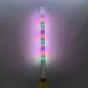 60cm muti-color Gold or Silver Aluminum Alloy Flashing Glow Wine Stick LED wine Sparklers Bottle Strobe Baton