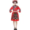 المرحلة الوطنية ارتداء زي أنثى مياو الرقص فستان عرقي على الطراز العرقي دعاوى شعبية الرقص hmong للبالغين