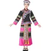 National Dance Stage Wear Chinese Ethnic Clothing Hmong Miao kostym broderade orientaliska festivalprestanda kostymer