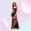 Women African Dashiki Maxi Dress African Bazin Print Robe Long Dresses Traditional Ladies Plus Size Slim Beach Dress9306136