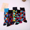 Women Socks Bamboo Fiber Casual Short Happy British Style Funny Colorful Anti-Bacterial Deodorant Breatheable Gifts