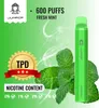 TPD JUMPCP 600 soffi sigaretta elettronica usa e getta 400mAh batteria ricaricabile 10 gusti 2% 5% capacità bobina 10 ml OEM ODM VAPE