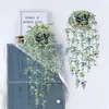 Decorative Flowers Artificial Hanging Plants Fake Potted Eucalyptus With Pot For Indoor Outdoor And Living Room Decorations