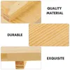 أدوات المائدة مجموعات السوشي الخشبية تقديم لوحة يابانية Geta Platter ساشيمي صينية الخشب قطع