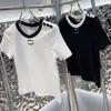 Women's T-shirt Designer Fashion t Shirt Long Sleeve Base Black and White 2 Color Luxury Cotton Elastic Soft Comfort High Quality FEWH