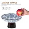 Płyty 2 szt. Rustykalny wystrój ślubny ceramiczne magazynowanie taca do przechowywania dekoracji owoców