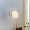 Wandlamp Franse woonkamer Achterkant Tulp Magnolia Gangpad Licht Crème Stijl Slaapkamer Nachtkastje