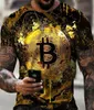 Men's T-Shirts TShirt Crypto Currency Traders Gold Coin Cotton Shirts4145524