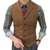 Gilets pour hommes 2023 Costume Gilet Business Slim Groom's Man Vest Wedding Party Mode Multicolore