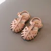 샌들 베이비 샌들 1-3 년 소녀 공주 신발 폐쇄 발가락 여름 어린이 유아 신발 소프트 바닥 중공 샌들 비 슬립 F03241 Z0331