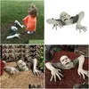 Decorazioni da giardino Scpture Decorazione Zombie di Montclaire Moors Statua Terrore Ornamento realistico per decorare Dhkjf