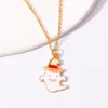 Chaînes Haute Qualité Mignon Citrouille Chapeau Momie Fantôme Crâne Pendentif Halloween Collier Pour Couples Fête De Vacances Bijoux Cadeau En Gros