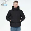 Parkas pour hommes ICEbear 2023 nouveau manteau d'hiver pour homme veste décontractée épaissir veste en coton chaud MWD3479I Q231103