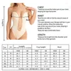 Femmes Shapers Body Shapewear Profond Col En V Corps Shaper Sans Couture String Bas Sous-Vêtements Rembourré Push Up Complet Dos Nu U