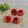 Dekorative Blumen 10 Stück im europäischen Stil kleine Pfingstrose Blume Hochzeit Dekoration Kopf Girlande Simulation Seidentuch