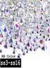 1 Pack Crystal AB Color Mixed SS3SS16 Glass Nail Art Rhinestones GEMS Non Hix Flatback 3D Nail Jewelry Decoration Tools1098612