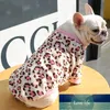 Médio grande cão buldogue francês filhote de cachorro outono pijama térmico casaco suprimentos para animais de estimação gato roupas de duas pernas